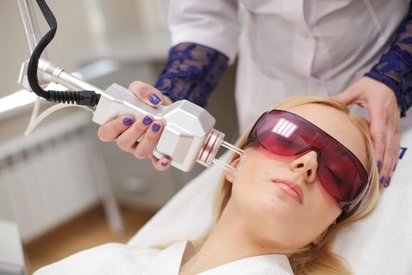 Laser facial rejuvenation